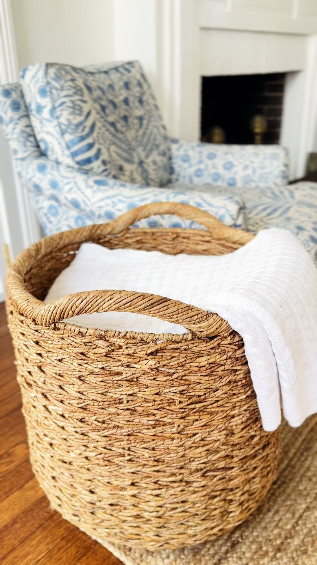 Love this oversized basket for throw blankets in our living room (would also be great for toys!) 🧺 @brunchwithbabs @birchlane #mybirchlane #birchlanepartner 

#LTKHome #LTKStyleTip