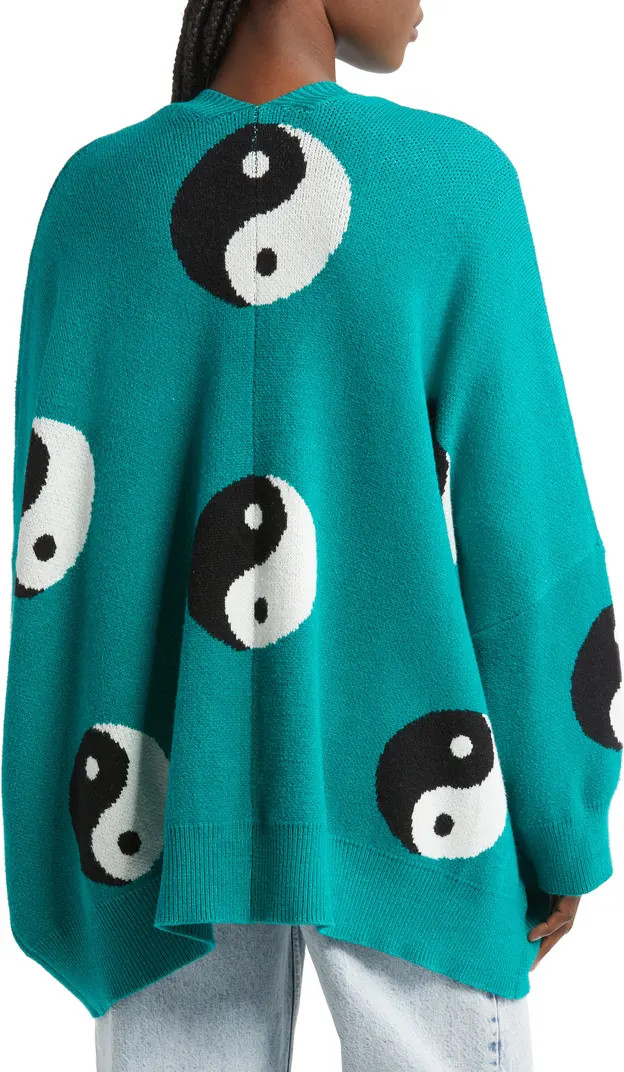 Dressed in Lala Yin & Yang Boxy Oversize Cardigan | Nordstrom | Nordstrom