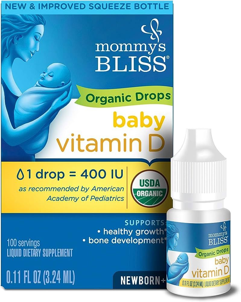 Mommy's Bliss Organic Baby Vitamin D Drops | Promotes Healthy Growth and Bone Development | Age N... | Amazon (US)