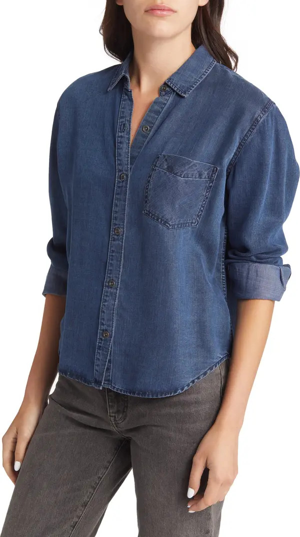 Ingrid Denim Button-Up Shirt | Nordstrom