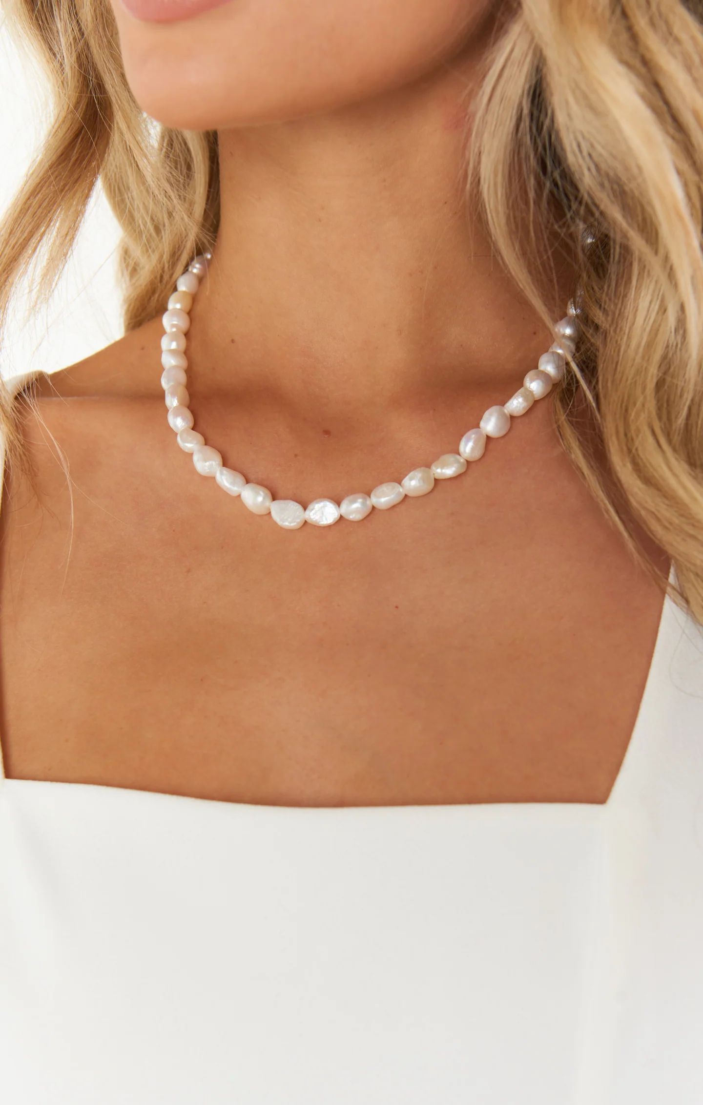 ALV Jewels Peggy Pearl Necklace ~ Ivory | Show Me Your Mumu
