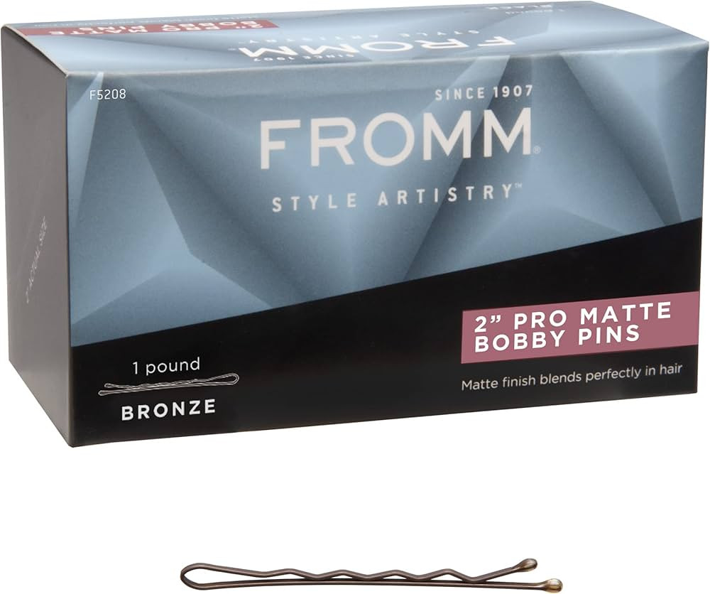 Style Artistry 2” Crimped Bobby Pins, Secure Hold, Suitable for All Hair Types and Lengths, Hai... | Amazon (US)