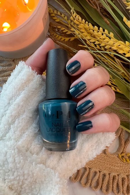 Loving jewel tones for summer to fall nail colors 😍
This shade is called “CIA = color is awesome” from OPI and it’s such a gorgeous dark teal shade!

Fall Nail colors | summer to fall nails | blue nail polish | OPI nail polish | short nails | early fall nails | September nails



#LTKstyletip #LTKbeauty #LTKunder50