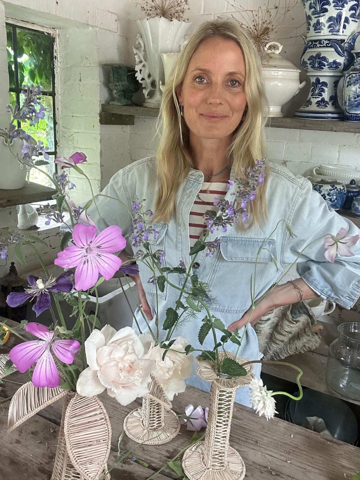 Summer flowers in our rattan palm vases 💕💫

#LTKeurope #LTKuk #LTKsummer