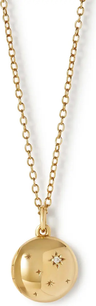 Gold Tiny Star Mini Biography Locket | Nordstrom