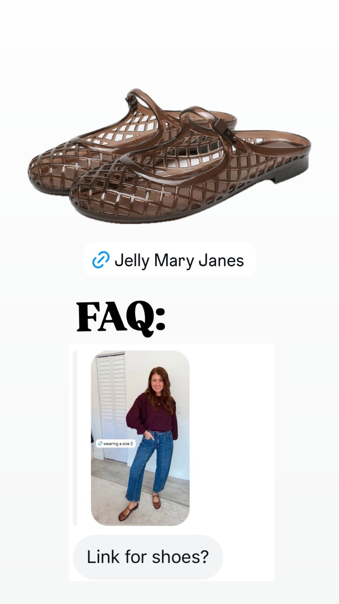 Favorite jelly Mary Jane’s! 

#LTKGiftGuide #LTKHoliday #LTKSeasonal