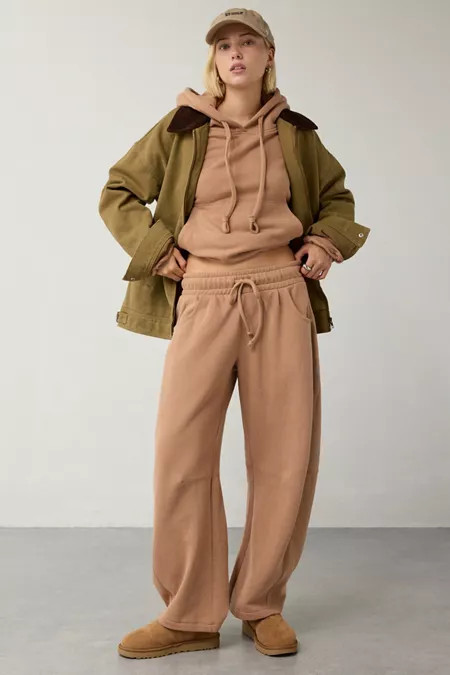Out From Under Essential Barrel Leg Full Length Sweatpant | Urban Outfitters (US and RoW)