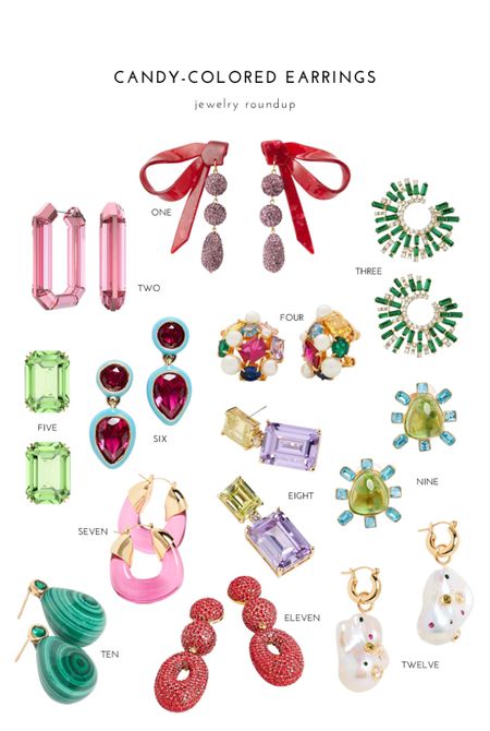 Candy-colored earrings for the holiday season!



#LTKSeasonal #LTKHoliday