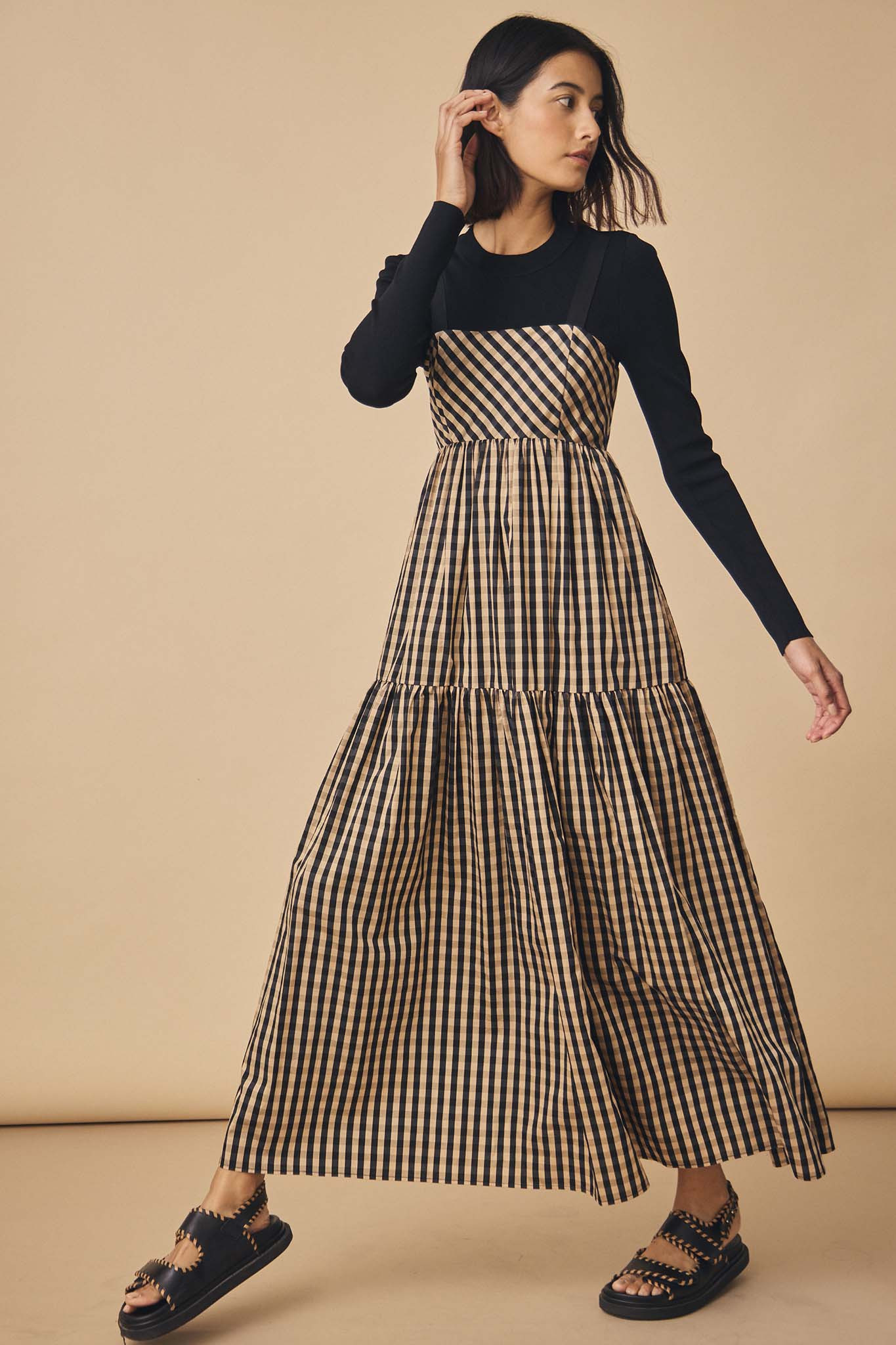 Easton Dress | Gingham Maxi Dress | Hunter Bell | Hunter Bell