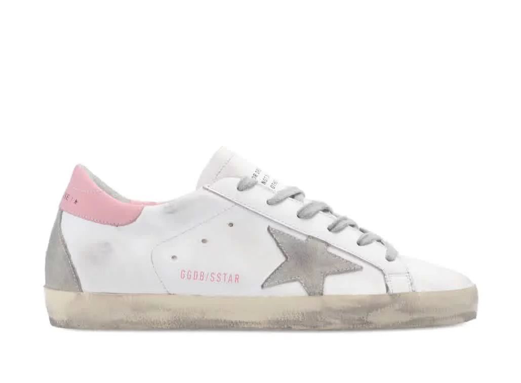 Golden Goose Ladies White/ Ice/ Light/ Pink Super-star Low-top Sneakers, Brand Size 37 ( US Size ... | Walmart (US)