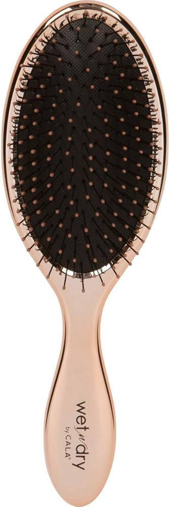 Cala Wet-n-dry metallic rose gold hair brush | Amazon (US)