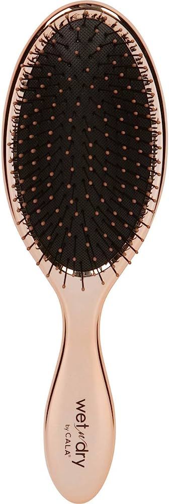 Cala Wet-n-dry metallic rose gold hair brush | Amazon (US)