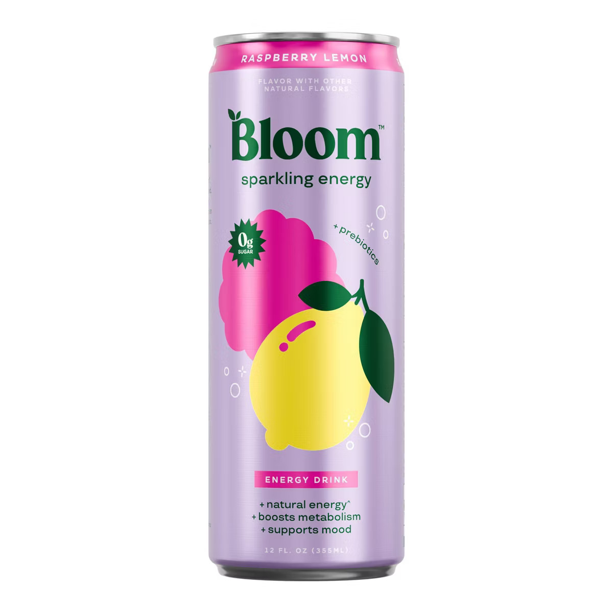 Bloom Raspberry Lemon Energy Drink - 12 fl oz Can | Target
