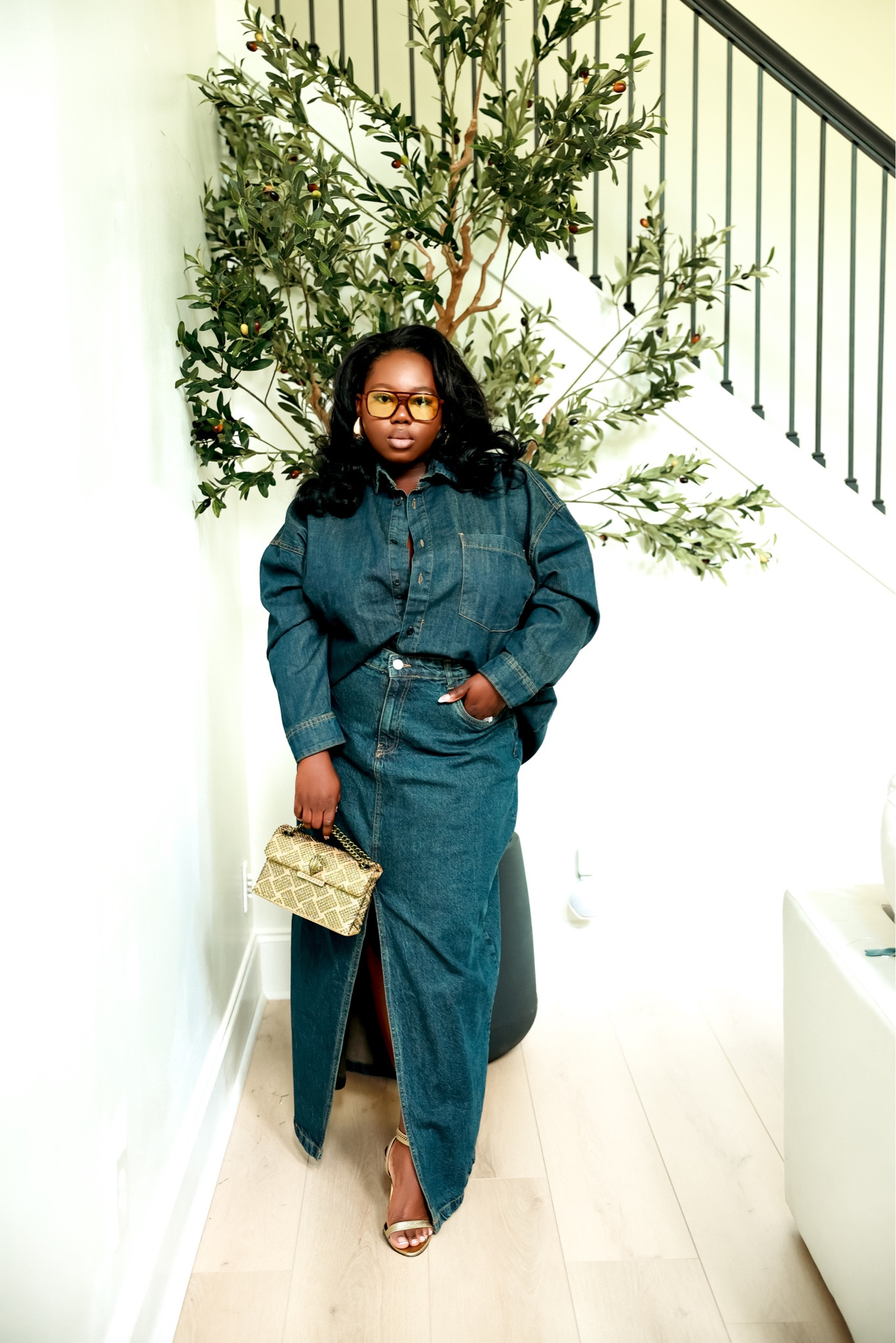 Denim Set and Gold Accessories ✨

#LTKstyletip #LTKfindsunder100 #LTKsalealert