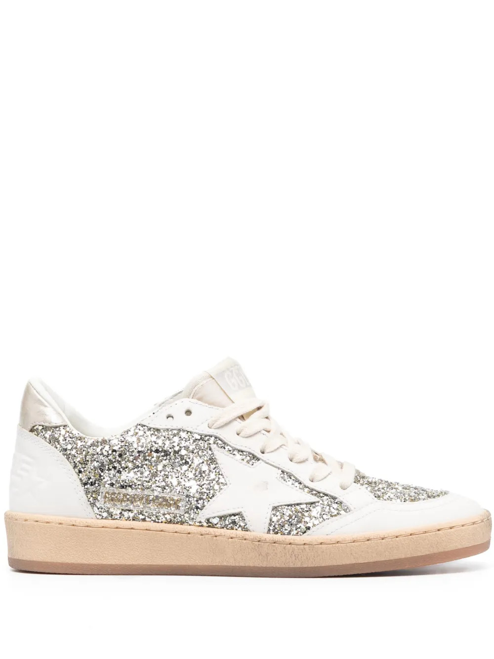 Golden Goose Ball Star Glitter low-top Sneakers - Farfetch | Farfetch Global