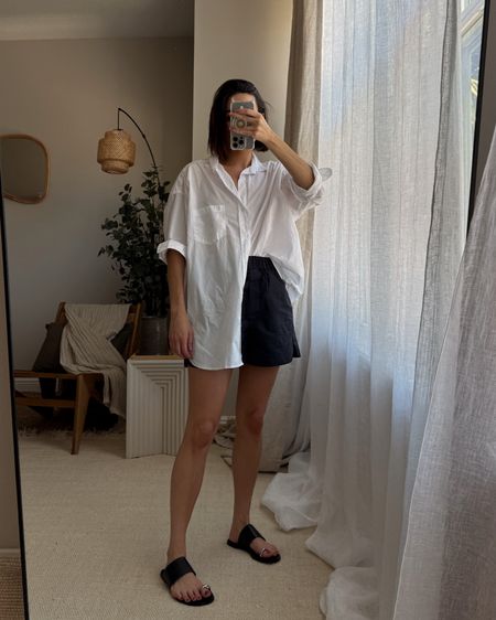 Easy go-to outfit for me

Shirt I’m wearing tts small (runs oversized)

Linking alternative shorts (come in several colors like navy) to these which are mostly sold out 

NAT15 for 15% off Sold Out NYC

#LTKSummerSales #LTKStyleTip #LTKOver40