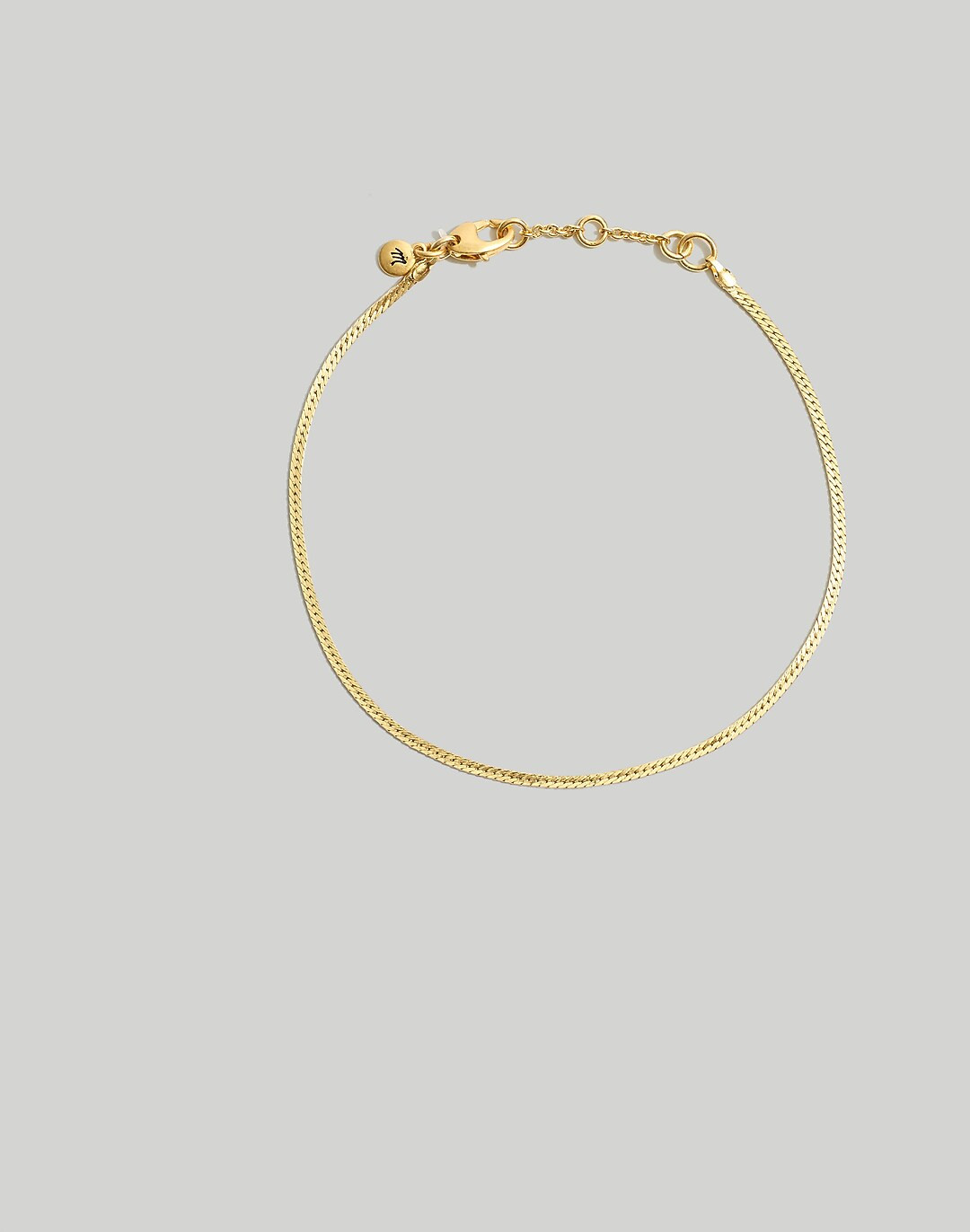 Herringbone Chain Anklet | Madewell