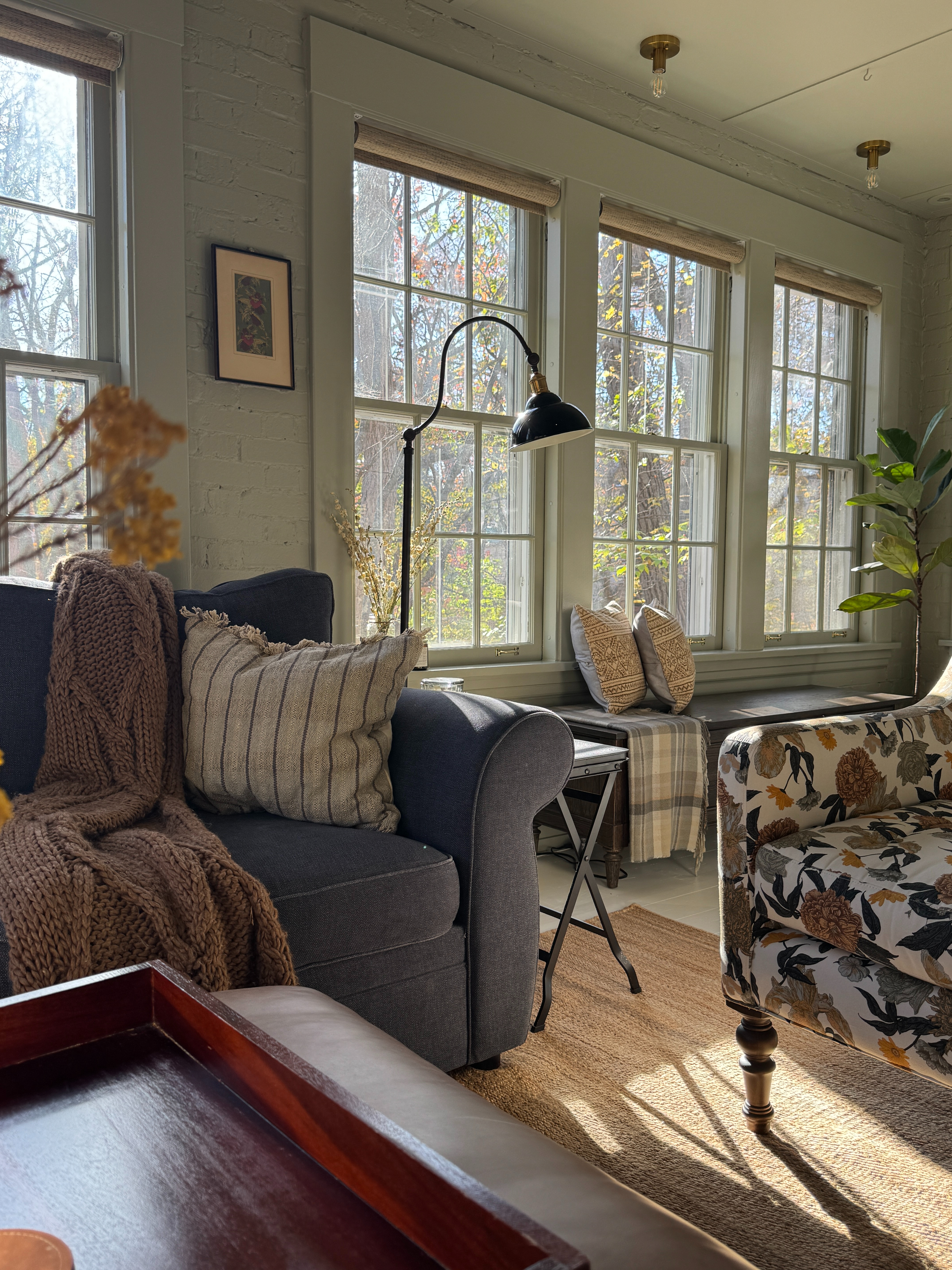 Our cozy sunroom makeover! It's so beautiful now, and here are all of the pieces in the space that make it so! 

 

#LTKHome