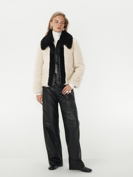FAUX FUR PATCHWORK JACKET - THE ITEM ZARA WOMAN | Zara US