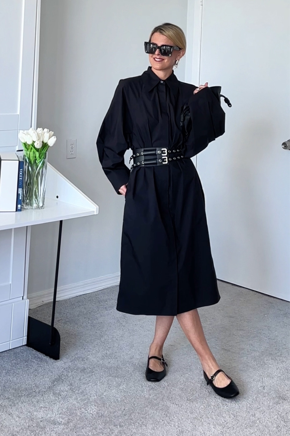 Trench dress is true to size 
 Shoes true to size 

#LTKSeasonal #LTKfindsunder100 #LTKover40