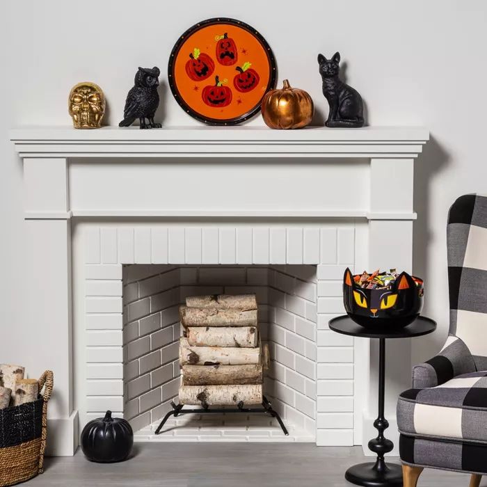 Decorative Halloween Cat Figure Matte Black - Hyde & EEK! Boutique™ | Target