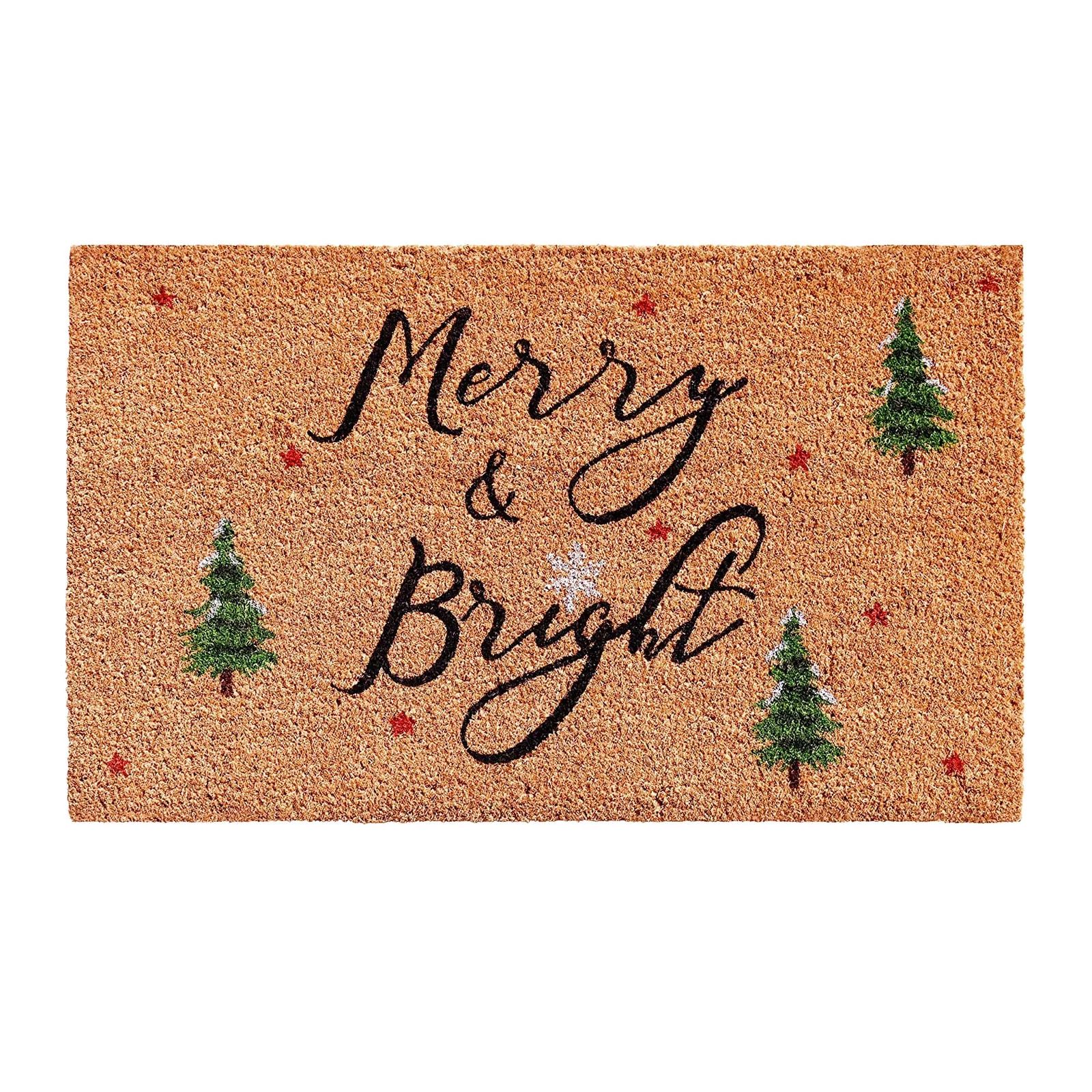 Randolph Christmas Doormat Personalized Front Door Decoration Christmas Decoration | Walmart (US)