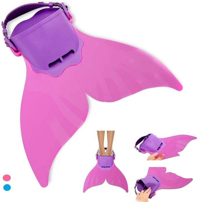 Adjustable Mermaid Swim Fin for Swimming Training Girl ,Boys ,Kids ,Children by AIWANK | Amazon (US)