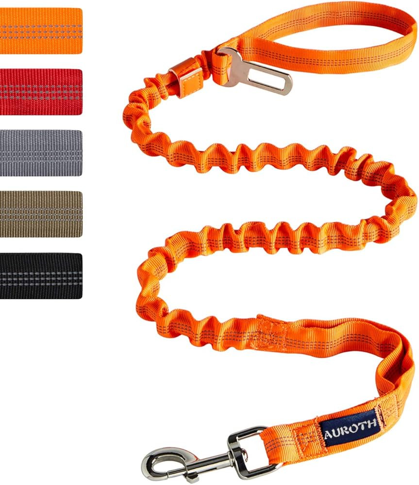 AUROTH Dog Leash Large Dogs, Heavy Duty Dog Leash Bungee, No Pull Dog Leash for Shock Absorption,... | Amazon (US)