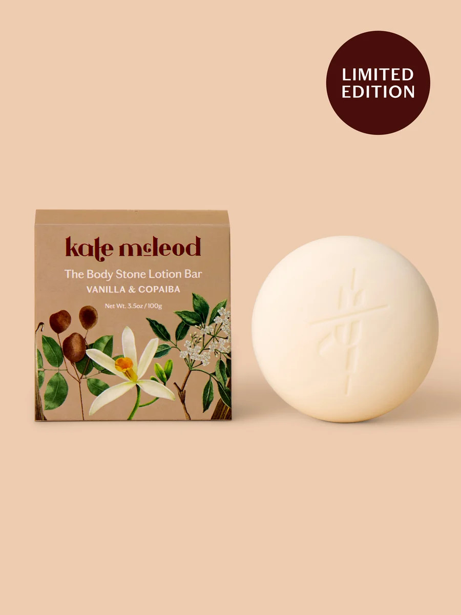 Vanilla & Copaiba | Deep Moisturizing Lotion Bar | Kate McLeod