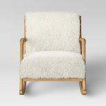 Esters Wood Armchair Sherpa White - Project 62™ | Target