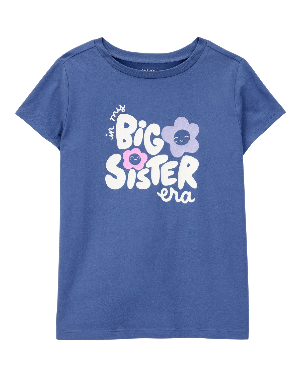 Kid Big Sister Short-Sleeve Graphic Tee - Blue - Carter's | Carter's | Carter's Inc