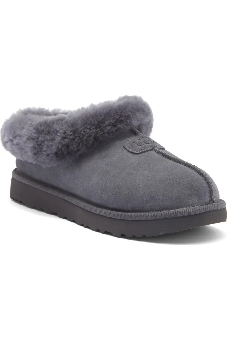 Tazzette Genuine Shearling Collar Slipper (Women) | Nordstrom | Nordstrom