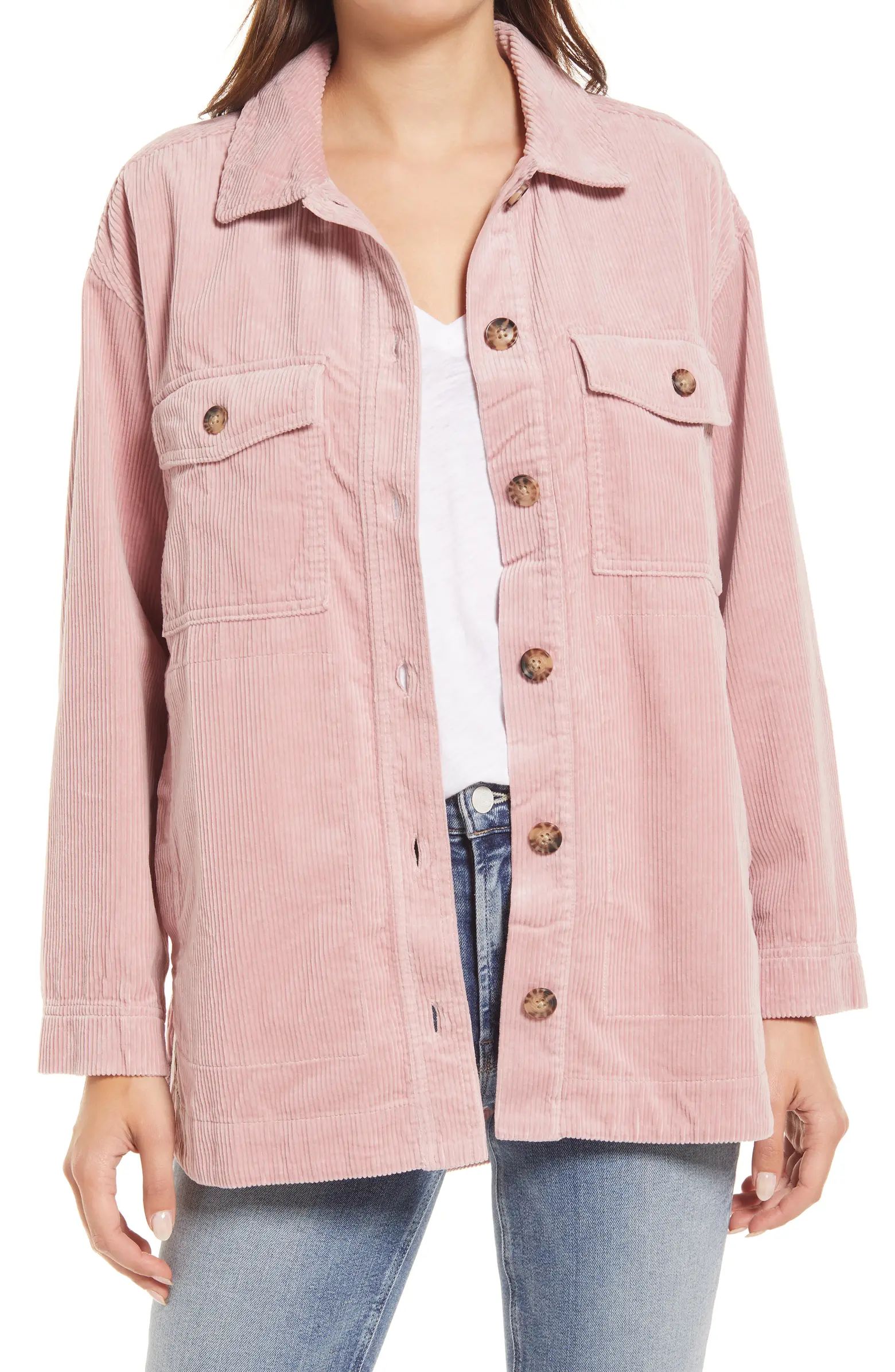 Madewell Yorkway Cotton Corduroy Shirt Jacket | Nordstrom | Nordstrom