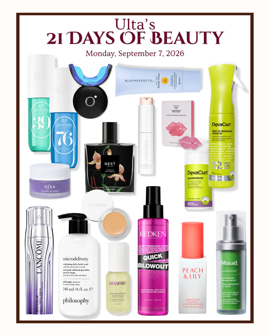 Ulta's 21 Days of Beauty are here! Save big on these picks and more 

 #LTKSaleAlert #LTKBeauty
