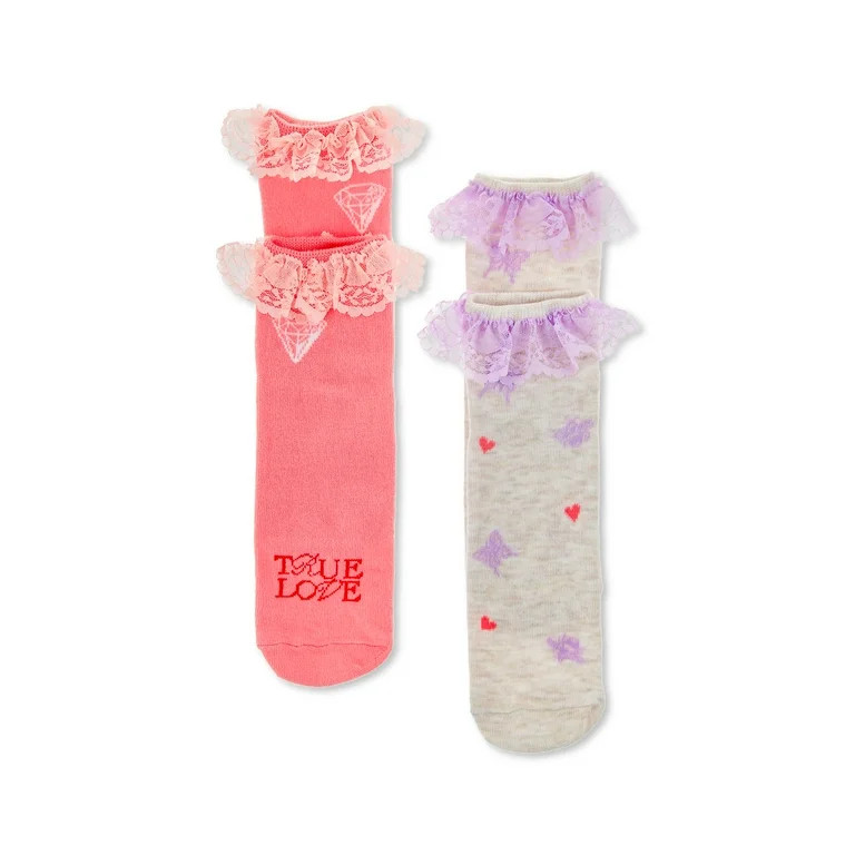 Bridgerton Valentines Day Womens Giftable Ankle Socks 2 Pack (Sock Size 9-11 & Shoe Size 4-10) | Walmart (US)