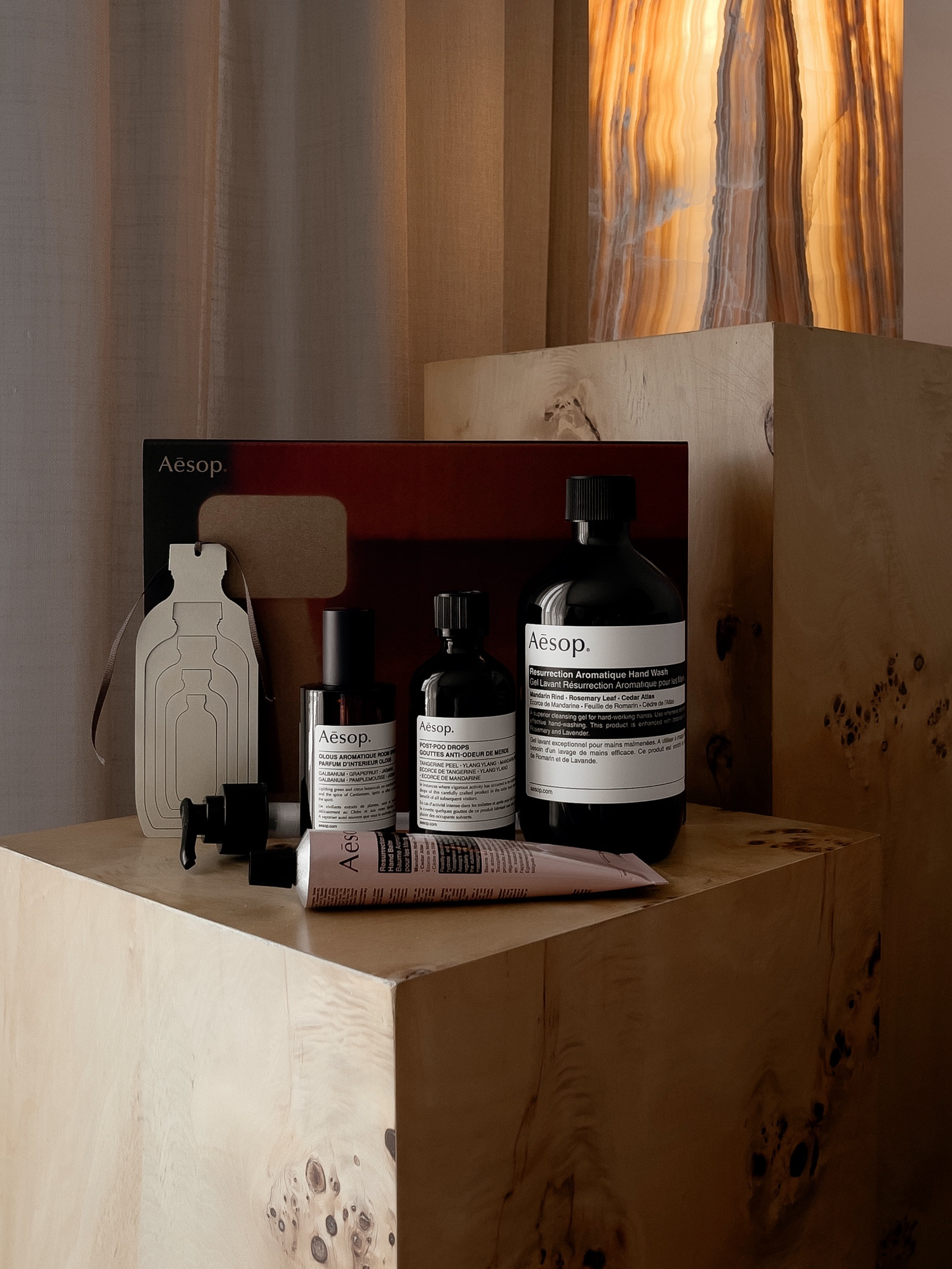 Elevate your hosting game with thoughtful details that impress both your guests and yourself. Introducing Aēsop’s “A Collection of Gift Kits,” inspired by the art of cinema. Featured here is Screen 1—a curated set that includes the indulgent Resurrection Aromatique Handwash, nourishing Resurrection Aromatique Hand Balm, refreshing Olous Aromatique Room Spray, and the essential Post-Poo Drops. Perfect for elevating your bathroom staples and creating a welcoming, polished space for everyone. Don’t overlook these must-haves!

#LTKbeauty #LTKhome #LTKaustralia