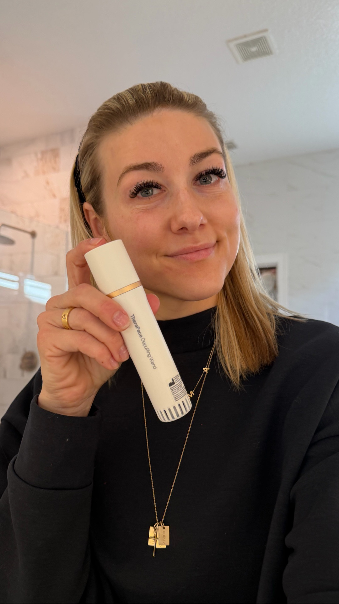 4 days till Christmas 🎄 + low sleep = tired eyes

Between wrapping gifts, late nights, and all the holiday chaos, my eyes needed serious help this week 😴
The TheraFace Depuffing Wand has been my go-to to instantly wake up, brighten, and smooth out those sleepy under-eye bags. On sale $30 off!

✨ Cools + depuffs
✨ Helps brighten tired eyes
✨ Makes me look way more rested than I actually am

Perfect for busy moms, early mornings, and anyone running on holiday magic instead of sleep.
Linked in my LTK for last-minute gifting (or a little self-care 💁🏼‍♀️)
#theraface #tiredmom #ltk #giftguide #momgift

#LTKmomlife #LTKGiftGuide #LTKgrwm