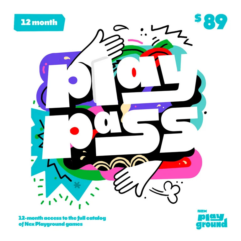 Nex Playground Play Pass 12 Month [Digital] - Walmart.com | Walmart (US)