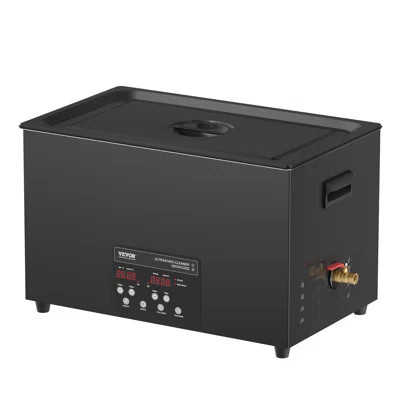 Ultrasonic Cleaner 30L Cleaning Machine with Timer Heater & Basket 600W | Wayfair North America