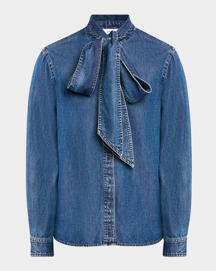 FRAME The Secretary Blouse | Neiman Marcus