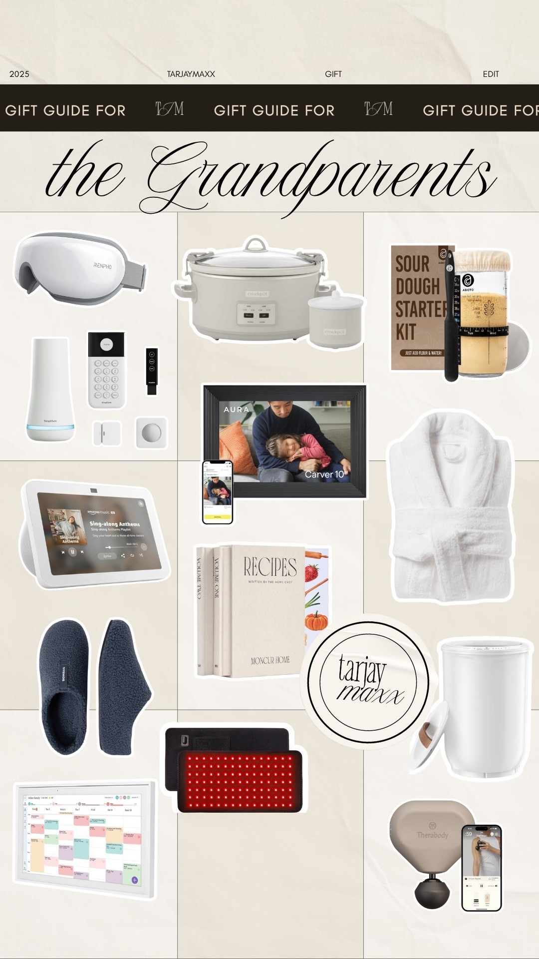 Gift guide for the grandparents 2025 gift guide season is here, and I’ve rounded up ideas for everyone on your list — from thoughtful white elephant gifts to easy picks for him, her, stocking stuffers, in laws, hard to shop for family members and friends etc. target finds, amazon finds, walmart home, affordable home, cb2 dupe, studio mcgee, crate and barrel dupe, pottery barn dupe, home roundup, target home decor, target home, amazon home, walmart finds, martha stewart aesthetic, mongolian cashmere oversized sweater, equestrian style, dinner party, cherry vibe, fall wedding, farm cottage, polka dots, mini desserts, grandmacore home


#LTKGiftGuide #LTKHoliday #LTKSeasonal
