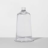 Hearth & Hand Glass Cloche(Small) with Magnolia | Amazon (US)