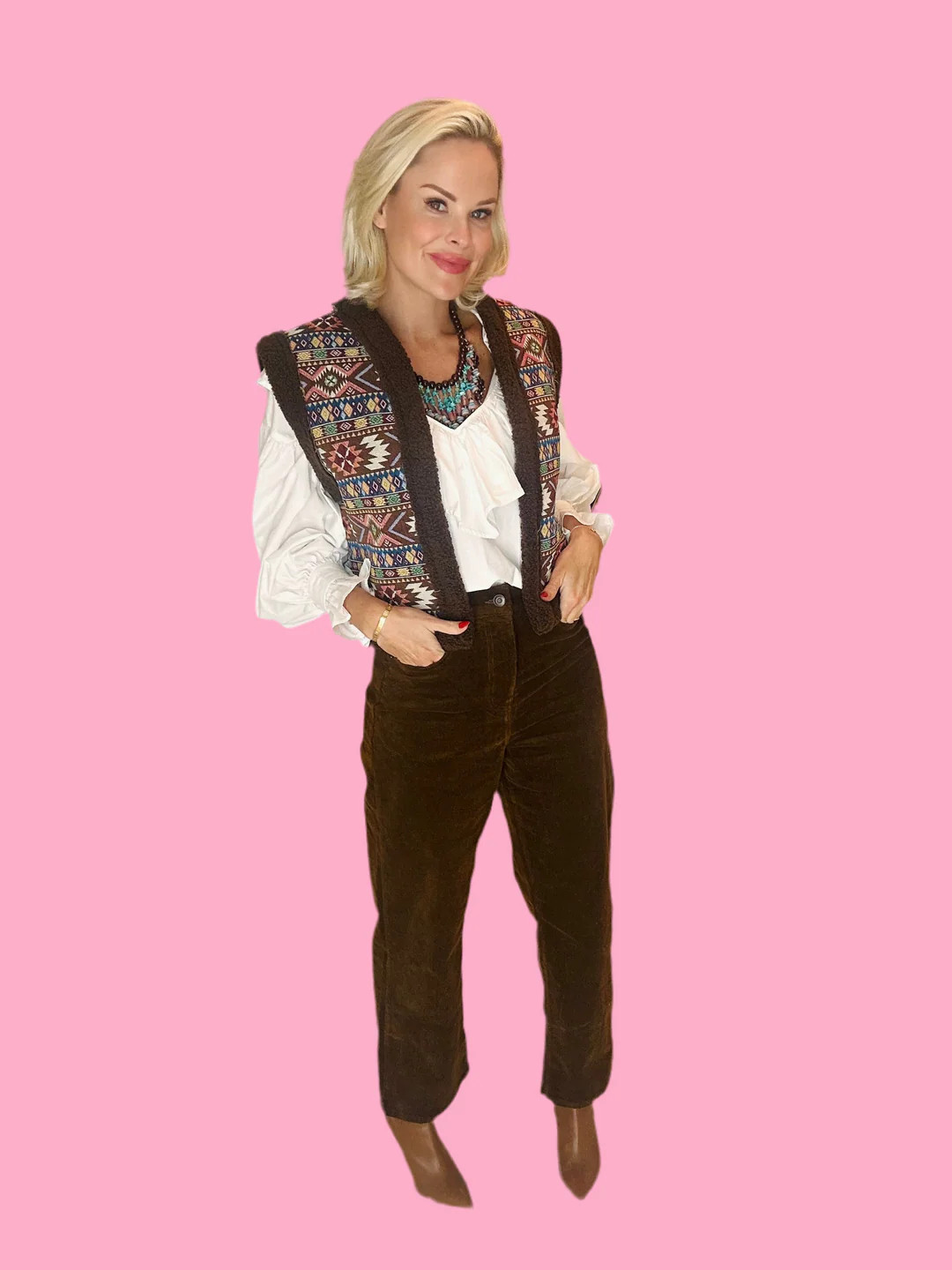 Aztec Vest | Teggy French