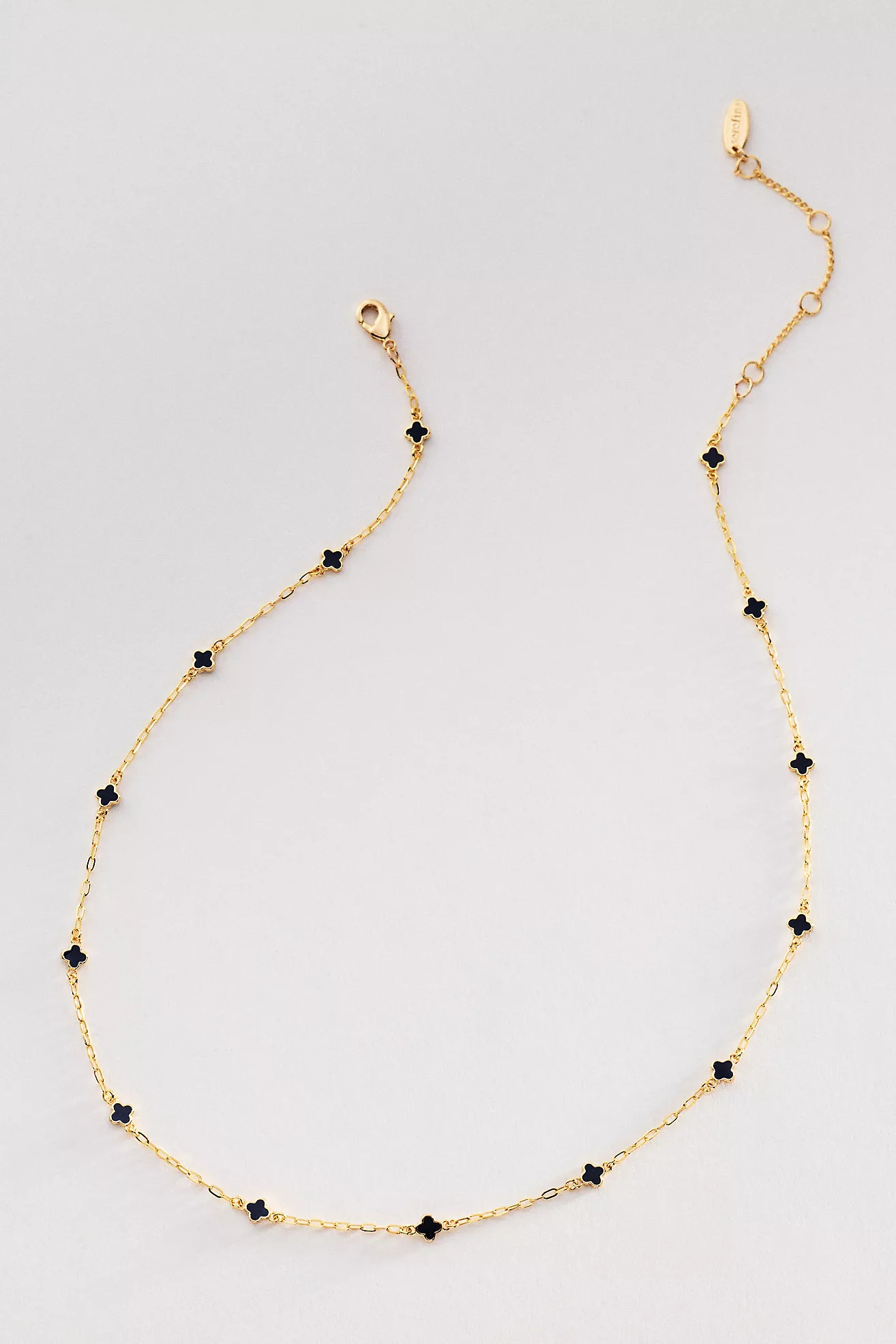 Tiny Clover Chain Necklace | Anthropologie (US)