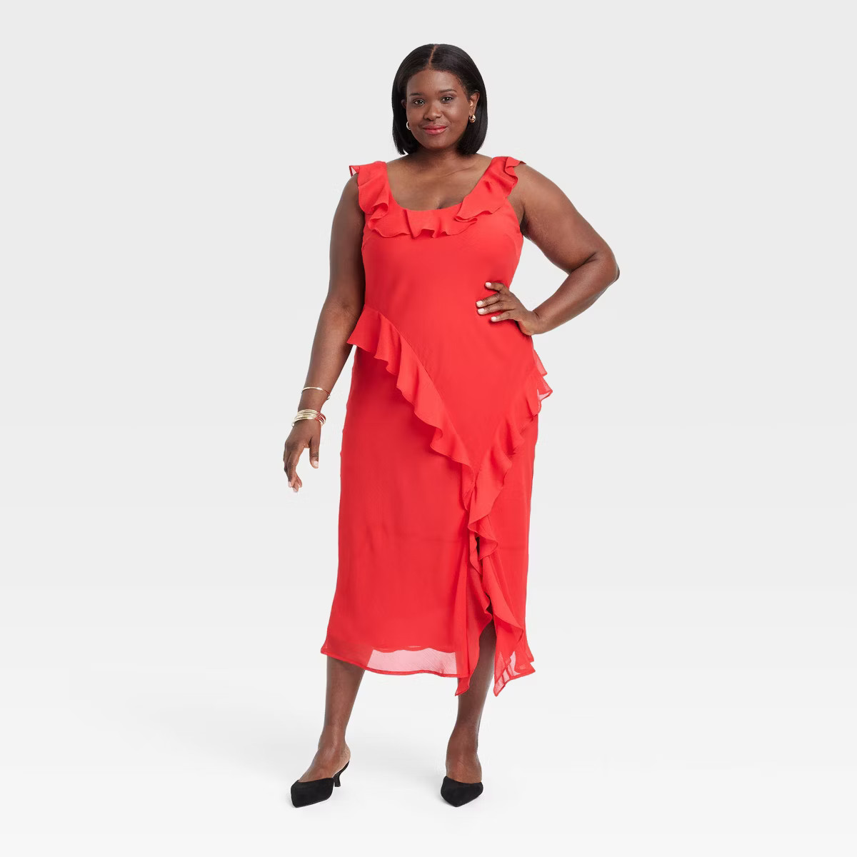 Women's Ruffle Slip Dress - A New Day™ | Target