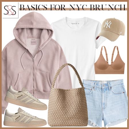 It’s hoodie weather! With jean shorts, this is such a versatile outfit for warm beach weather to barbecue parties. Loving the pink!

#LTKstyletip #LTKfindsunder50 #LTKSeasonal