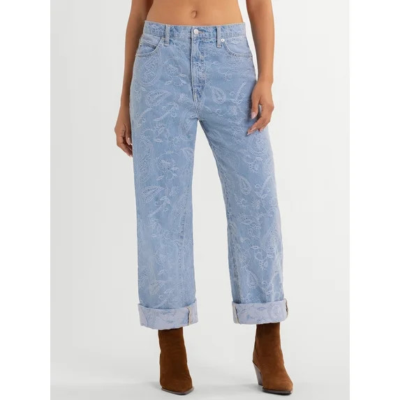 Jessica Simpson Women's Zinnia Wide Leg Jean, Sizes 2-16 | Walmart (US)
