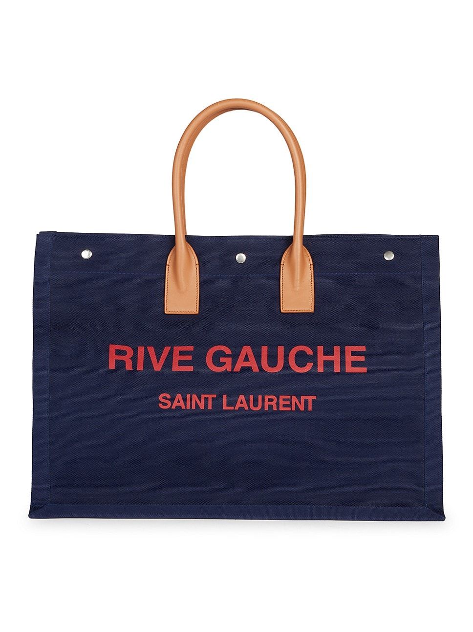 Rive Gauche Large Tote Bag In Canvas | Saks Fifth Avenue
