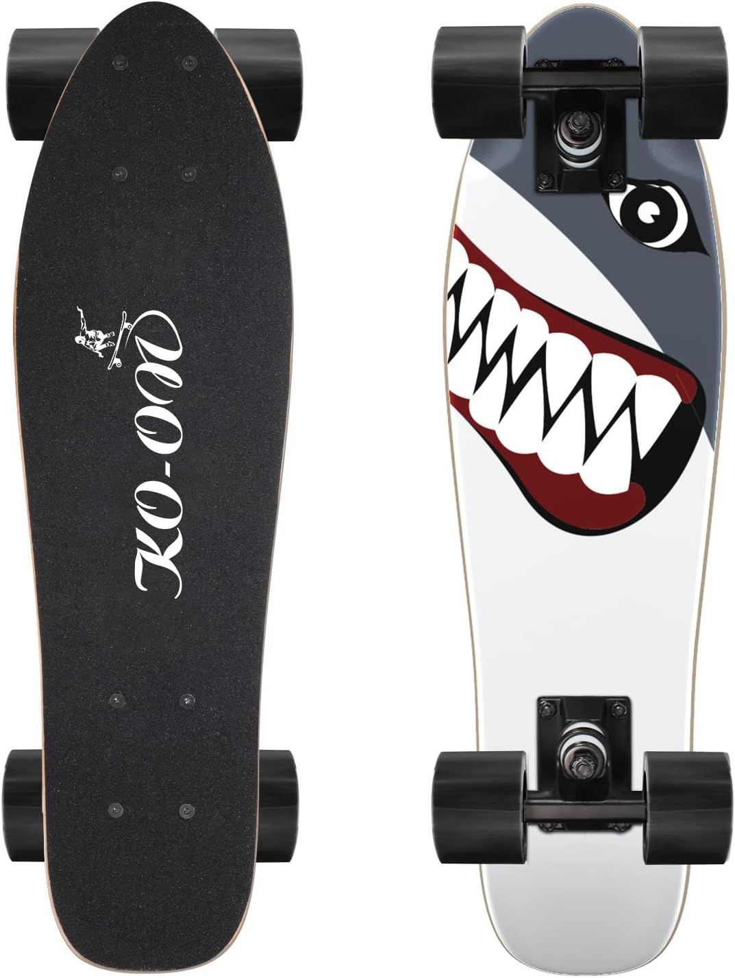 KO-ON Skateboard Complete Skateboards 22 Inch Mini Cruiser Skateboards for Beginners Kids Boys an... | Amazon (US)