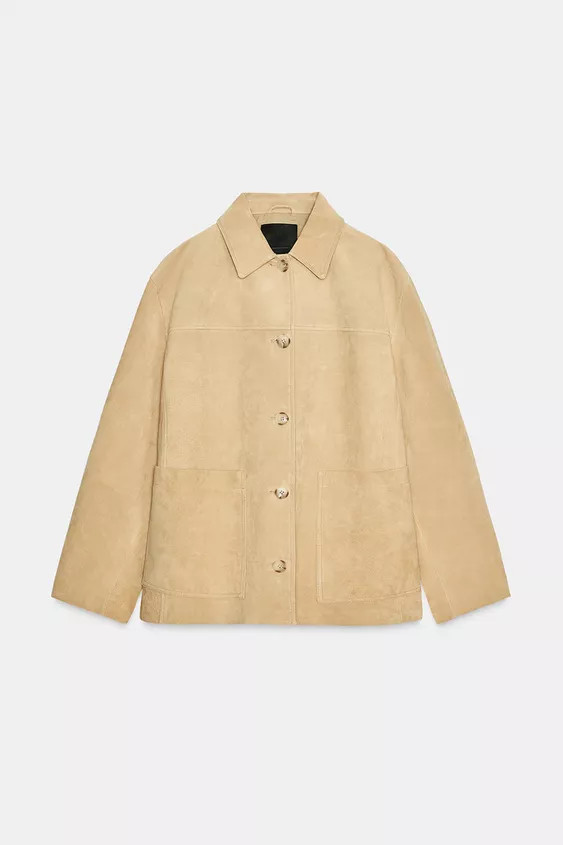 SUEDE LEATHER JACKET ZW COLLECTION LIMITED EDITION | Zara UK